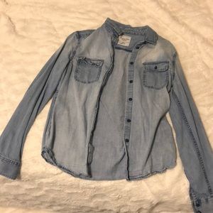 American Eagle blue jean shirt!